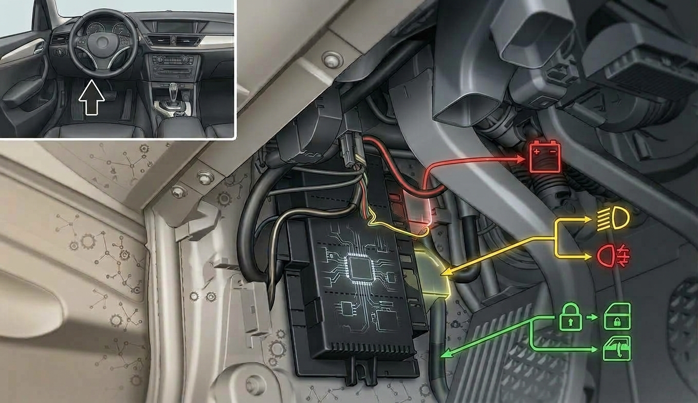 BMW FRM3 moduļa remonts un atjaunošana Latvijā